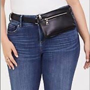 Torrid black belted purse